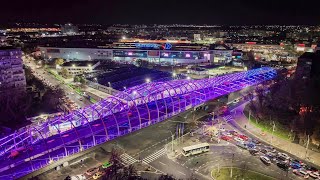 Bucuresti Pasajul Europa Unita 360 view 4k romania bucharest pasaje drive road OnTheRoad [upl. by Nolie]