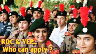 Which Year NCC Cadets can go for RDC   Who can go for YEP [upl. by Eerehc409]