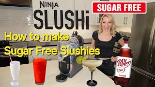 How To Make Sugar Free Diet Drinks In Your Ninja Slushi [upl. by Decamp]