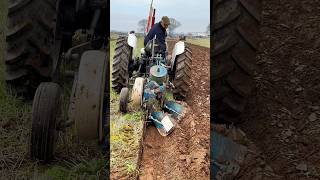 David Brown Tractor Ploughing [upl. by Badr]