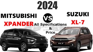 2024 Mitsubishi Xpander vs 2024 Suzuki XL7  2024 Xpander vs XL7  The specs war [upl. by Arraeit787]