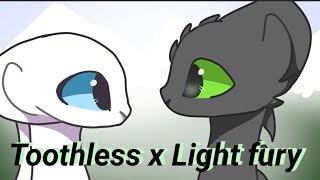 Toothless x Light fury part 1 [upl. by Leiser]