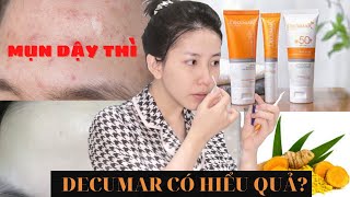 Trị mụn tận gốc tận nhà Combo trị mụn Decumar có thực sự hiệu quả  Mai Trinh Official [upl. by Tawney87]