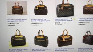 2017 eBay Preloved Louis Vuitton Wish List [upl. by Florio818]