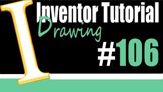 106 Inventor Drawing Tutorial Crop Drawing [upl. by Otrebliw]