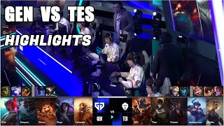 GEN VS TES  lol Worlds 2024 Day 2 Highlights  Swiss Stage [upl. by Launce]