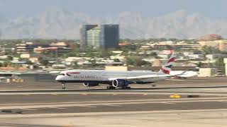 British Airways A350  1000 arrival to phoenix Airport [upl. by Sorazal]