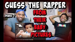 GUESS THE RAPPER🔥 FROM THEIR BABY PICTURES👶🏽 LOSER DOES EXTREME PUNISHMENT😳🤦🏾‍♂️ [upl. by Ahsen]