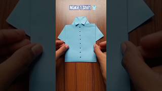 How to make T Shirt makeTshirtoragamicraft polokcraftandorigami [upl. by Meingolda811]