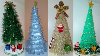 DIY 4 Árboles Navideños Con Reciclaje  Adornos Navideños 2018  Manualidades Navideñas diynavidad [upl. by Murat]