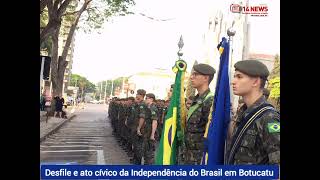 Desfile e ato cívico em Botucatu no 7 de setembro [upl. by Eillim20]