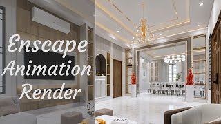 Enscape AnimationInterior Design [upl. by Ysac697]