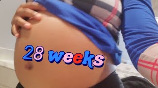 28 Weeks Pregnancy Update  Low Lying Placenta Moving Upwards  When Does the Third Trimester start [upl. by Ecirtemed]