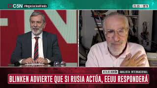 Atilio Borón y su análisis del conflicto UcraniaRusia [upl. by Ailehs]