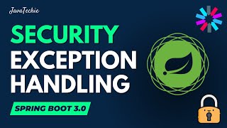 Spring Security Exception Handling  HandlerExceptionResolver  ProblemDetail  JavaTechie [upl. by Yrad390]