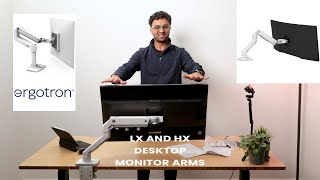 Ergotron LX and HX series arms full unboxing setup and first impressions by Jassie from KECG Tech [upl. by Bartley108]