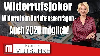 Die Rückkehr des Widerrufsjokers EuGH bestätigt Widerrufsmöglichkeit von Darlehensverträgen [upl. by Lauro]