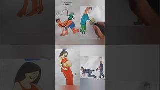 Deep meaning video trending motivational deepmeaningpics drawing shorts art baby [upl. by Eirene691]