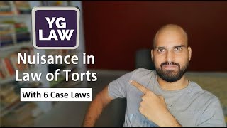 Nuisance Explained with Case Laws Law of Torts [upl. by Suiradal]