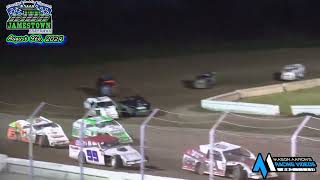 Jamestown Speedway WISSOTA Midwest Modified AMain 8924 [upl. by Gunning]