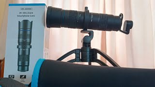 Дорожный мини Телескоп 🥰👍🏻🔭📱🚵✈️⛵🏕️⛰️ APLJS2040 APEXEL 2040X Zoom Smartphone Lens [upl. by Wat]