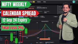 Nifty Weekly Option Selling  12 Sep 24 Expiry  Put Calendar Spread Final Loss 2 [upl. by Mozza208]