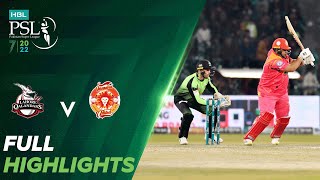 Full Highlights  Lahore Qalandars vs Islamabad United  Match 33  HBL PSL 7  ML2T [upl. by Ambros]