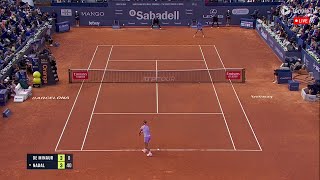 ALEX DE MINAUR VS RAFAEL NADAL HIGHLIGHTS ATP BARCELONA OPEN 2024 🔥 [upl. by Imelda]