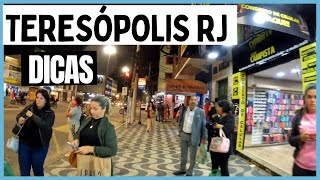 TERESÓPOLIS RJ  CAMINHANDO E DANDO SUPER DICAS DA CIDADE VLOG [upl. by Airdnalahs]