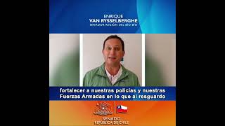 Senador Enrique van Rysselberghe Herrera SEGURIDAD ANTE TODO [upl. by Zackariah491]