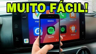 Como ESPELHAR o CELULAR com o MULTIMIDIA do fiat ARGO OU fiat CRONOS [upl. by Riaj]