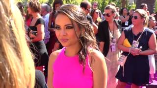 Janel Parrish Interview  2012 Teen Choice Awards [upl. by Renell]