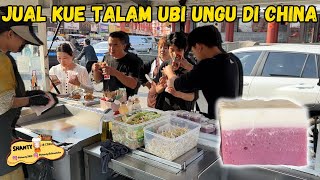 PERTAMA KALI COBA JUAL KUE TALAM UNGU DI CHINA PADUAN WANGI SANTAN  UBI UNGUNYA MANTAP LUDES🥹 [upl. by Poock26]