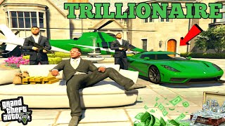 Franklin Earned Trillion Dollors amp Upgrade His House In GTA V  GTA 5 Gameplay Video [upl. by Ahsiuq]