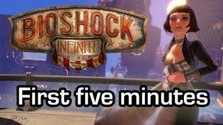 Bioshock Infinite  First 5 minutes of the game Gameplay 1080p [upl. by Ruby]