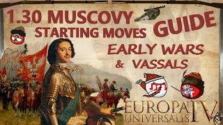 EU4 Muscovy Guide I Early Wars amp Vassal Swarm [upl. by Llerrem]