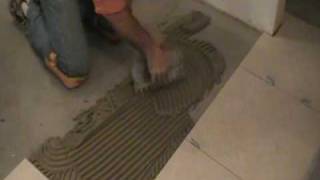 How to Install Ceramic or Porcelain Tile 8 of 9 [upl. by Nylinnej377]