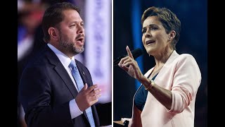 LIVE Kari Lake amp Ruben Gallego SPAR in Arizona Senate DEBATE [upl. by Pega191]