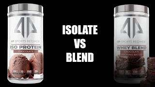 Alpha Prime Supps ISO Protein vs Whey Blend  Whats the difference [upl. by Devonna595]