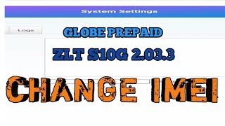 PAANO MAG CHANGE IMEI SA ZLT 2033 AND ZLT 200 PinoyTV [upl. by Icyaj]