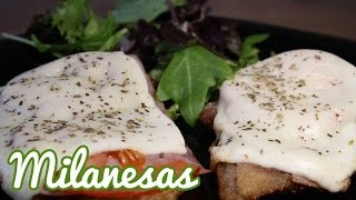 MILANESAS DE CARNE  RECETA DE MILANESAS [upl. by Arabel]