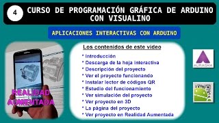 Curso Visualino 4 Aplicaciones interactivas con Arduino – Realidad Aumentada 3D [upl. by Smoot617]