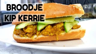 Recipe How To Make Broodje Kip Kerrie  CWF [upl. by Ordep31]