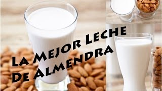 Como hacer leche y de harina de almendras al mismo tiempo [upl. by Etteloiv128]