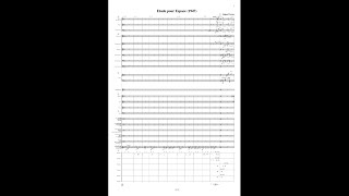 Edgard Varèse  Étude pour Espace Audio  Full Score [upl. by Eldnek]