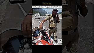 Police Ne Bike Sized kar li 😭shorts bike rider police policevsbiker cops motovlog rr310 ktm [upl. by Alliuqet]