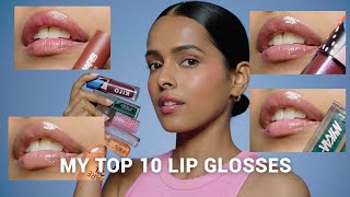 My top 10 Lip Glosses Balms amp Oils  Starting Rs149✨ [upl. by Nolyk]