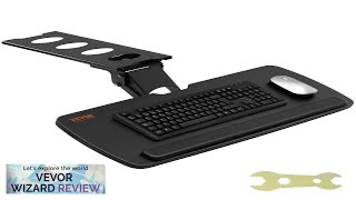 VEVOR Keyboard Tray under Desk Adjustable Height Height and Angle Adjustable under Review [upl. by Mariska806]