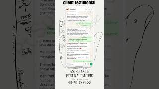 client testimonial astrologer panditsuraj 7814004522 happyclients happyclientshappyme [upl. by Friede]