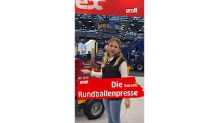 Die kleinste Rundballenpresse  Agritechnica mit Anouk 38 [upl. by Apfelstadt]